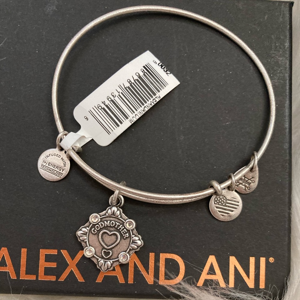 NWT Alex and Ani Godmother Charm Bracelet